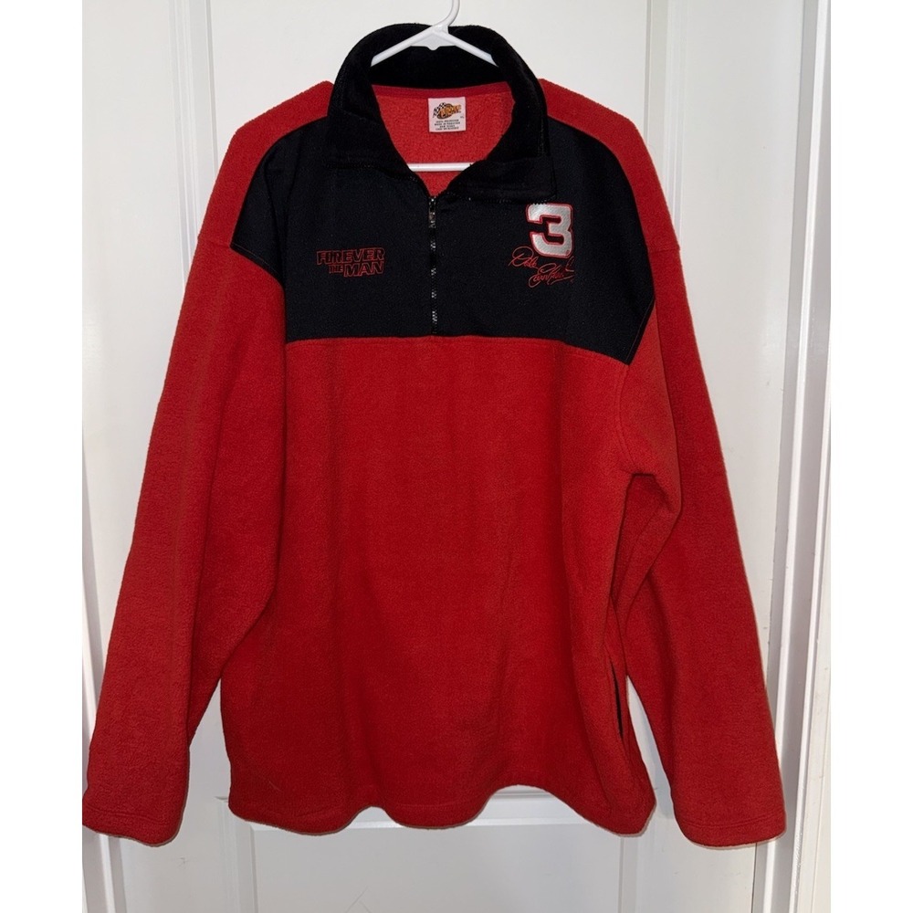 Vintage‎ Dale Earnhardt 1/4 Zip Fleece Pullover/Sweater  Winners Circle Mens XL